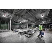 Lampe de chantier temporaire RADIUS, DEL, 130 W, 15000 lumens O-Max