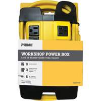 Workshop Power Box, 8 Outlet(s), 6', 15 Amps, 1875 W, 125 V O-Max