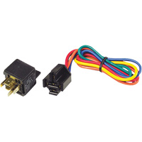 Assemblage de relais &agrave; cinq broches 12 V et vrille avec support de montage O-Max