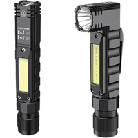 Baladeuse multifonctionnelle, DEL, 500 lumens, Piles Rechargeable O-Max