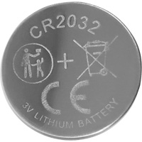CR2032 Lithium Battery, 3 V O-Max