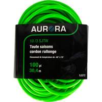 Cordon rallonge de calibre industriel, Toutes saisons, SJTW, AWG 10/3, 15 A, 100' O-Max