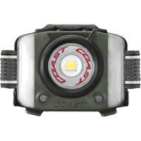 Lampe frontale FL97R &agrave; trois couleurs avec syst&egrave;me Twist Focus et commande vocale, DEL, 830 lumens, 2 hres de fonctionnement, piles Rechargeable O-Max