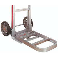 Rallonge pliantes de plaque frontale 20" pour diable en aluminium O-Max
