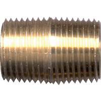 Close Nipple, Brass, 3/4", NPT O-Max