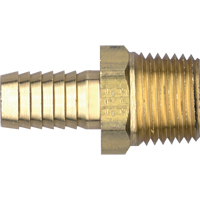 Male Pipe Hose Barb Fitting, Brass O-Max