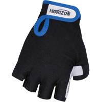 Vibration Dampening Fingerless Gloves, Size X-Large, Goatskin Palm O-Max