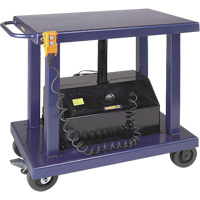 Hydraulic Lift Table, Steel, 24" W x 36" L, 2000 lbs. Capacity O-Max